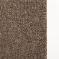 Tischläufer Outdoor Olefina mit Fleckschutz uni Struktur braun meliert 40x160cm von SCHOENER LEBEN Detailaufnahme des braunen Stoffes mit feiner Webstruktur und klaren Linien.