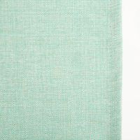 Detailaufnahme der leichten Stofftextur in Aqua-Gruen mit fein gewebtem Muster.