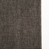 Tischläufer Outdoor Olefina mit Fleckschutz uni Struktur dunkelgrau-braun meliert 40x160cm von SCHOENER LEBEN Detailaufnahme des dunklen Stoffmusters mit feiner Webstruktur in Schwarz-Grau.