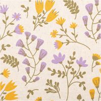 94760-Tischdeckenstoff-abwaschbar-Canvas-beschichtet-Blumen-Blaetter-natur-lila-gelb-gruen-1-48m-Breite-IMG-4631.jpg Abwaschbarer Canvas-Tischdeckenstoff, beschichtet, 1,48 m breit – naturheller Grund mit zarten Wiesenblumen in Lila und Gelb sowie olivfarbenen Blätterranken, frisch und charmant - Nahaufnahme