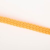 Neonborte Flechtborte neon orange 1,5cm Breite geflochtenes gelbes Armband aus Stoff