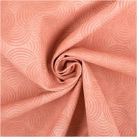 94819-Baumwollstoff-Popeline-Stoff-Bogen-Serie-Vintage-Washed-Altrosa-1-40m-Breite-IMG-4150.jpg Baumwollstoff Popeline Vintage Washed, 1,40 m breit – sanft gewaschener Altrosa-Grund mit dezent tonigem Bogenmuster in geschwungener Kreisoptik, weich und leicht verblasst, ideal für Näh- und Patchworkprojekte - kunstvoll eingedreht in Falten