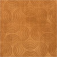 Baumwollstoff Popeline Vintage Washed, 1,40 m breit – warmer Braunton mit dezent tonigem Bogenmuster in geschwungener Kreisoptik, leicht verblasster Look, weich und vielseitig einsetzbar - nahaufnahme