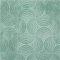 94822-Baumwollstoff-Popeline-Stoff-Bogen-Serie-Vintage-Washed-Mintgruen-1-40m-Breite-IMG-4175.jpg Baumwollstoff Popeline Vintage Washed, 1,40 m breit – Mintgrün-Grund mit dezent tonigem Bogenmuster in geschwungener Kreisoptik, leicht verblasster Look, weich und vielseitig einsetzbar - Nahaufnahme