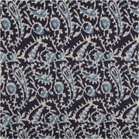 94825-Baumwollstoff-Voile-Sommerdruck-Paisley-abstrakt-Indigioblau-1-40m-Breite-IMG-4257.jpg Baumwollstoff Voile, 1,40 m breit – tiefes Indigoblau mit großflächigem, abstraktem Paisley-Print in Hellblau und Cremeweiß im Batik-Stil, fein und halbtransparent, ausdrucksstark und edel zugleich - Vollansicht