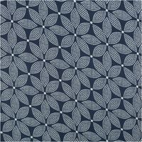 94875-Baumwollstoff-Voile-Sommerdruck-Blumen-abstrakt-Indigioblau-1-40m-Breite-IMG-5091.jpg Baumwoll-Voile, 1,40 m breit, in Indigoblau mit großflächigem abstraktem Blumenmuster aus weißen Punkten im Batik-Look – leicht, luftig und ausdrucksstark für sommerliche Kreationen - Vollansicht
