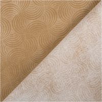 94897-Baumwollstoff-Popeline-Stoff-Bogen-Serie-Vintage-Washed-Beige-1-40m-Breite-IMG-5088.jpg Baumwoll-Popeline „Vintage Washed", 1,40 m breit, in Beige mit grafischem Bogenmuster in Ton-in-Ton – dezent strukturiert, warm und zeitlos für Mode oder anspruchsvolle Dekorationsprojekte - mit Rueckseite