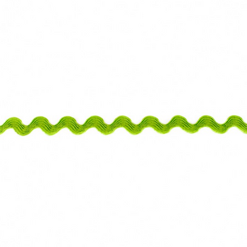 Zackenlitze limegrün 13mm breit für mehr Pep auf deinen Textilien