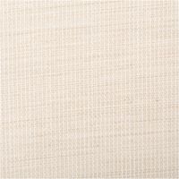 Gardinenstoff Leinenoptik Zabo mit Bleiband uni heller Naturton 300cm Breite Detailaufnahme der Stofftextur mit feiner, naturfarbener Webstruktur.