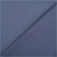 Viskosejersey mit Stretch in gedämpftem Jeansblau – uni, fein gewebt, weich fallend und angenehm elastisch. Breite: 1,40 m. Ideal für Kleider, Tops und Jerseymode - mit Rueckseite