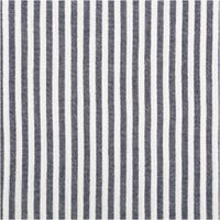 Musselin aus Baumwolle, garngefärbt, mit gleichmäßigen Streifen in Marineblau und Weiß – luftig, weich und leicht mit feiner, sichtbarer Gewebestruktur. Breite: 1,25 m. Ideal für Kleider und Blusen - Vollansicht