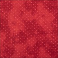 Baumwollpopeline mit tonigen Pünktchen auf rotem Vintage-Washed-Untergrund – satt changierende Rottöne, weich und leicht. Breite: 1,40 m. Perfekt für Näh- und Quiltprojekte - Nahaufnahme