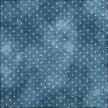 Baumwoll-Popeline „Vintage Washed", 1,40 m breit, in Petrolblau mit feinen hellen Pünktchen und leichtem Used-Look – zeitlos, dezent strukturiert und vielseitig für Mode oder Dekoration - Nahaufnahme