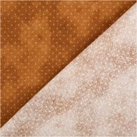 94968-Baumwollstoff-Popeline-Stoff-Puenktchen-Serie-Vintage-Washed-Braun-1-40m-Breite-IMG-5520.jpg Baumwoll-Popeline „Vintage Washed", 1,40 m breit, in warmem Braun mit feinen Pünktchen in Ton-in-Ton und wolkigem Used-Look – erdig, zeitlos und vielseitig für Mode oder Dekorationsprojekte - mit Rueckseite