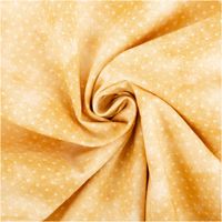 94971-Baumwollstoff-Popeline-Stoff-Puenktchen-Serie-Vintage-Washed-Beige-Gelb-1-40m-Breite-IMG-5531.jpg Baumwoll-Popeline „Vintage Washed", 1,40 m breit, in zartem Beige-Gelb mit feinen weißen Pünktchen und wolkigem Used-Look – sonnig, leicht und vielseitig für Mode oder Dekorationsprojekte - kunstvoll eingedreht in Falten