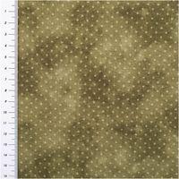 94973-Baumwollstoff-Popeline-Stoff-Puenktchen-Serie-Vintage-Washed-Olivgruen-1-40m-Breite-IMG-5553.jpg Baumwollpopeline mit cremefarbenen Pünktchen auf olivgrünem Vintage-Washed-Untergrund – warm changierende Töne, weich und leicht. Breite: 1,40 m. Ideal für Näh- und Quiltprojekte - mit Massband