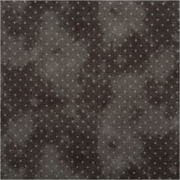 Baumwoll-Popeline „Vintage Washed", 1,40 m breit, in Schwarz mit feinen hellen Pünktchen und leichtem Used-Look – dunkel, dezent strukturiert und vielseitig für Mode oder anspruchsvolle Dekoration - Nahaufnahme