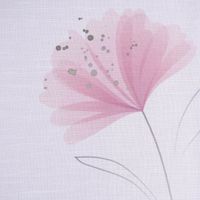 94979-Vision-S-Gardinenstoff-Meterware-transparente-Leinenstruktur-Blumen-wollweiss-mauve-290cm-KW11-2022-184758Capture0064.jpg Detailansicht des Blumenmotivs in Rosa und Mauve auf transparentem Gardinenstoff Vision S