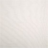 Gardinenstoff Stores mit feiner, eingewebter Streifenstruktur in Ecru – halbtransparent, leicht fallend und als Rolle aufgewickelt präsentiert. Mit Bleiband. Höhe: 300 cm. Ideal für elegante Fensterdekoration - Nahaufnahme