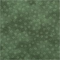 Baumwollpopeline mit tonigen Kreisringen auf tannengrünem Vintage-Washed-Untergrund – sanft changierend, weich und leicht. Breite: 1,40 m. Perfekt für Näh- und Quiltprojekte - Nahaufnahme