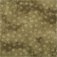 Baumwollpopeline mit hellen Kreisringen auf olivgrünem Vintage-Washed-Untergrund – erdige, warm changierende Khakitöne, weich und leicht. Breite: 1,40 m. Ideal für Näh- und Quiltprojekte - Nahaufnahme