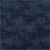 95016-Baumwollstoff-Popeline-Stoff-Kreise-Serie-Vintage-Washed-Marineblau-1-40m-Breite-IMG-5713.jpg Baumwollpopeline mit tonigen Kreisringen auf marineblauem Vintage-Washed-Untergrund – tiefes, satt changierendes Blau, weich und leicht. Breite: 1,40 m. Ideal für Näh- und Quiltprojekte - Vollansicht
