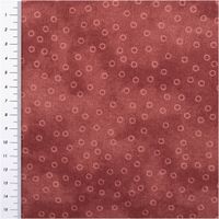 95020-Baumwollstoff-Popeline-Stoff-Kreise-Serie-Vintage-Washed-Weinrot-1-40m-Breite-IMG-6212.jpg Baumwollpopeline mit tonigen Kreisringen auf weinrotem Vintage-Washed-Untergrund – warm changierendes Altrosa, weich und leicht. Breite: 1,40 m. Perfekt für Näh- und Quiltprojekte - mit Massband