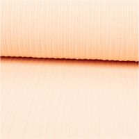 95024-Jersey-Stoff-Ripp-Jacquard-Baumwolle-Streifen-lachsrosa-1-35m-Breite-IMG-5942.jpg Ripp-Jacquard-Jersey aus Baumwolle mit feiner, geprägter Streifenstruktur in zartem Lachsrosa – weich, elastisch und mit angenehmer Oberflächentextur. Breite: 1,35 m. Ideal für Tops und Jerseymode - ausgerollt und glatt liegend