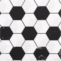 95044-Baumwollstoff-Webware-Fussballmuster-schwarz-weiss-von-Swafing-1-47m-Breite-IMG-5903.jpg Baumwollwebware von Swafing mit großem, grafischem Fußball-Hexagonmuster in Schwarz-Weiß – bold, sportlich und ausdrucksstark. Breite: 1,47 m. Ideal für Kinder- und Sportprojekte - Nahaufnahme