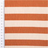 95049-Viskose-Stoff-Slub-Jersey-Happy-Stripes-by-Cherry-Picking-kupfer-beige-von-Swafing-1-60m-Breite-IMG-5433.jpg Viskose-Slub-Jersey „Happy Stripes" by Cherry Picking von Swafing, 1,60 m breit, mit gleichmäßigen breiten Längsstreifen in Kupfer und Beige – weich, fließend und zeitlos für Mode und Oberteile - mit Massband