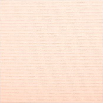 Rippjersey Ottoman in zartem Lachsrosa – uni, mit feiner, horizontal verlaufender Rippenstruktur, elastisch und weich. Breite: 1,50 m. Ideal für Tops, Kleider und Jerseymode - Nahaufnahme