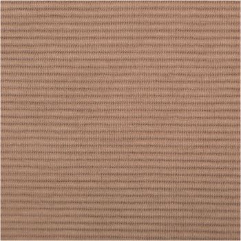 Rippjersey Ottoman in warmem Braun-Taupe – uni, mit feiner, horizontal verlaufender Rippenstruktur, elastisch und weich. Breite: 1,50 m. Ideal für Tops, Kleider und Jerseymode - Nahaufnahme