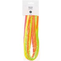 Verpackter Rico Design Chenilledraht-Mix Neon mit zehn bunten Pfeifenputzern in Neonfarben zum Basteln und Dekorieren