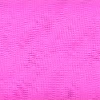 Tüll Stoff Meterware in kräftigem Pink mit transparenter, feiner Struktur