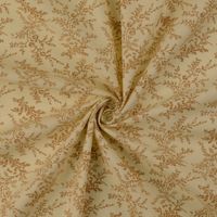 95230-Baumwollstoff-Popeline-Stoff-Allover-Bluemchen-Serie-Romantic-Garden-Beige-1-40m-Breite-60692-052-2.jpg Baumwollstoff Popeline Romantic Garden Beige mit filigranen Blumen- und Blätterranken in Stoffdrapierung