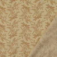 95230-Baumwollstoff-Popeline-Stoff-Allover-Bluemchen-Serie-Romantic-Garden-Beige-1-40m-Breite-60692-052-3.jpg Baumwollstoff Meterware Romantic Garden Beige mit natürlichem Blumenmuster für Bekleidung und Dekoration mit umgeschlagener Rückseite