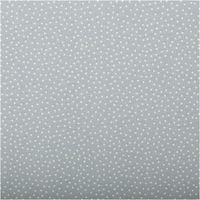 Baumwollstoff Popeline Stoff Pünktchen Serie Romantic Garden Babyblau 1,40m Breite Hellblauer Baumwollstoff mit weißem Punktmuster in voller Musteransicht.