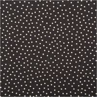 Baumwollstoff Popeline Stoff Pünktchen Serie Romantic Garden Schwarz 1,40m Breite Schwarzer Stoff mit weißen Punkten durchgehend, Muster gleichmäßig verteilt.