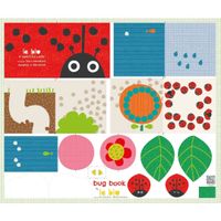 Stoffpanel The Bug Book: Nähpanel für ein Quiet Book mit Marienkäfer aus Baumwolle, zum Selbernähen Stoffpanel The Bug Book: Nähpanel für ein Quiet Book mit Marienkäfer aus Baumwolle, zum Selbernähen
