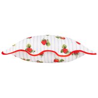 Outdoor Kissen Früchte Erdbeeren 3 Detailansicht handbemalte Erdbeeren des Outdoor Kissens