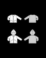 Burda Schnittmuster 9188 Kinder Jacke Burda Schnittmuster 9188 Kinder Jacke – Größentabelle und Maße