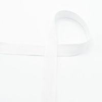 Twill Tape Köper Baumwollband Meterware White 20mm Breite Twill Tape Köperband Baumwolle White 20mm Breite flach liegend, Köperstruktur, 100% Baumwolle