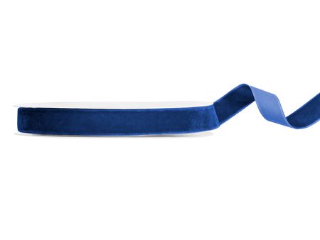 Samtband marineblau 15 mm breit, 10 m Rolle, Dekoband aus Polyester Samtband marineblau 15 mm breit, 10 m Rolle, Dekoband aus Polyester