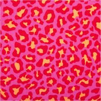 95659-Musselin-Stoff-Leoparden-pink-orange-1-50m-Breite-95659-1.jpg Musselin Stoff mit Leopardenmuster in kräftigem Pink, Rot und Orange, 1,50 m breit.