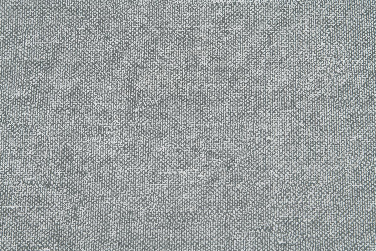 Abwaschbarer Tischdeckenstoff uni grau in Leinenoptik, Detailaufnahme der Oberfläche.