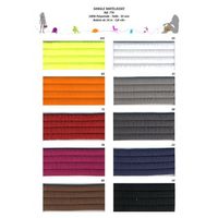 Farbübersicht S770B0 Farbübersicht des gepolsterten, gesteppten Gurtbands in allen Farben, 3,5 cm breit