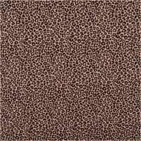 Jersey Stoff Baumwolljersey Mini Leo Leomuster taupe schwarz 1,5m Breite Leopardenmuster auf Stoff in Brauntönen