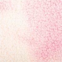 Teddystoff Teddyplüsch Rainbow Batik pastell rosa hellblau gelb 1,5m Breite Nahaufnahme von rosa Textur, eventuell ein Stoff
