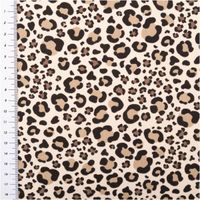 Baumwollstoff Popeline Benja Leopardenmuster beige grau 1,50m Breite Popeline Benja Leopardenmuster beige grau mit Maßband zur Größe der Flecken