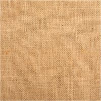 Jute Stoff Jutestoff Rupfen Sackleinen uni beige natur von Swafing 1,30m Breite Jutegewebe flach ausgebreitet, Nahaufnahme der naturfarbenen Struktur